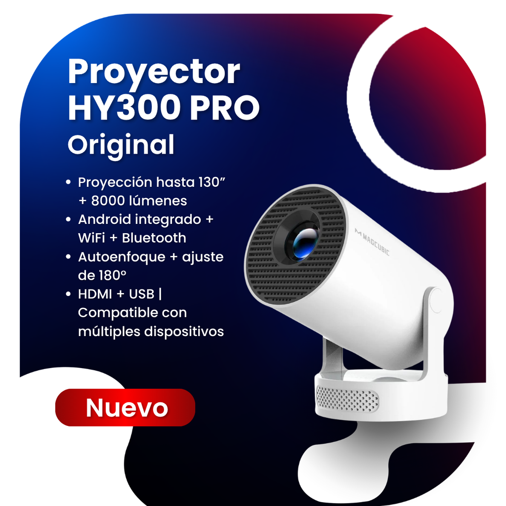 Proyector Android HY300 PRO - ORIGINAL