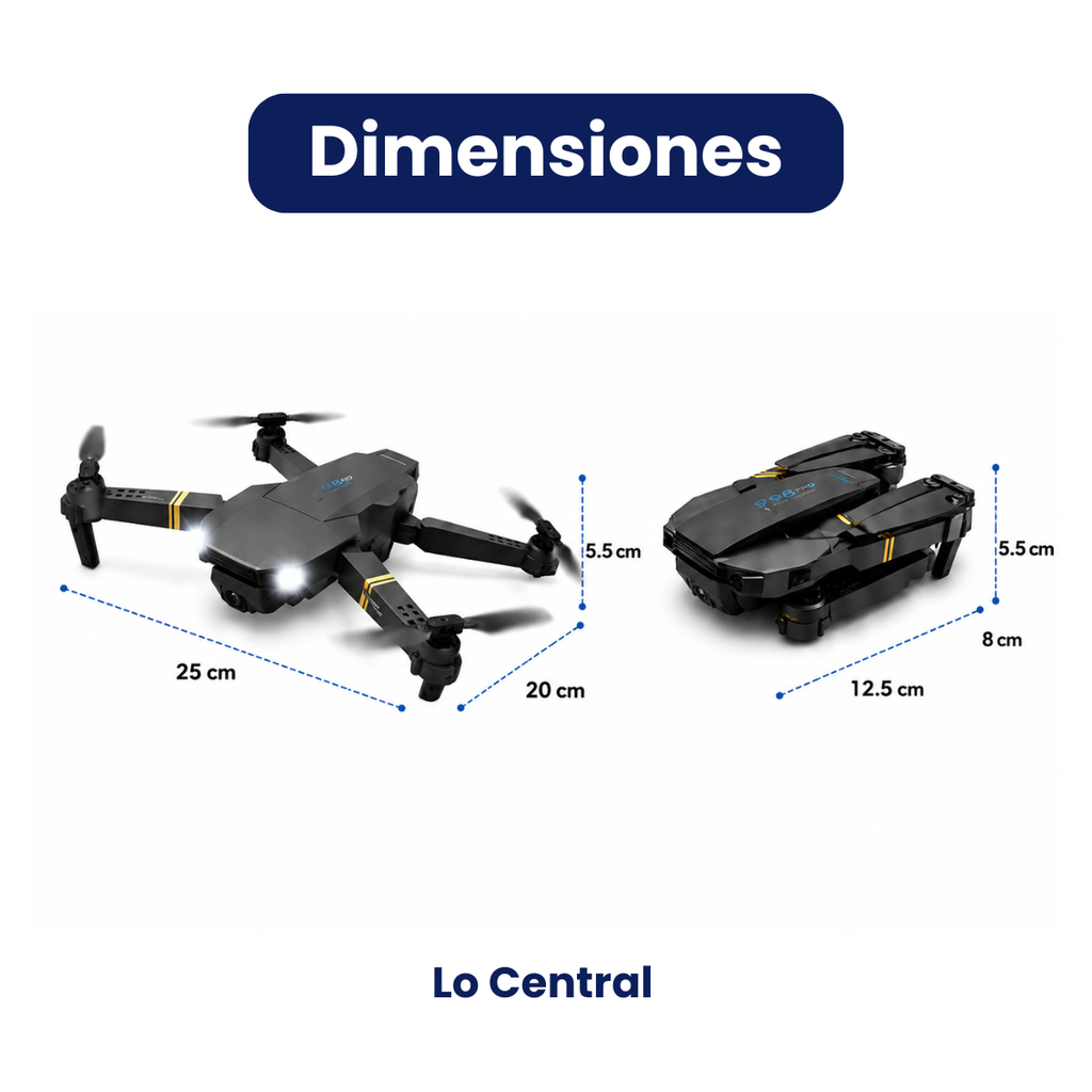 Dron 998 PRO Cámara