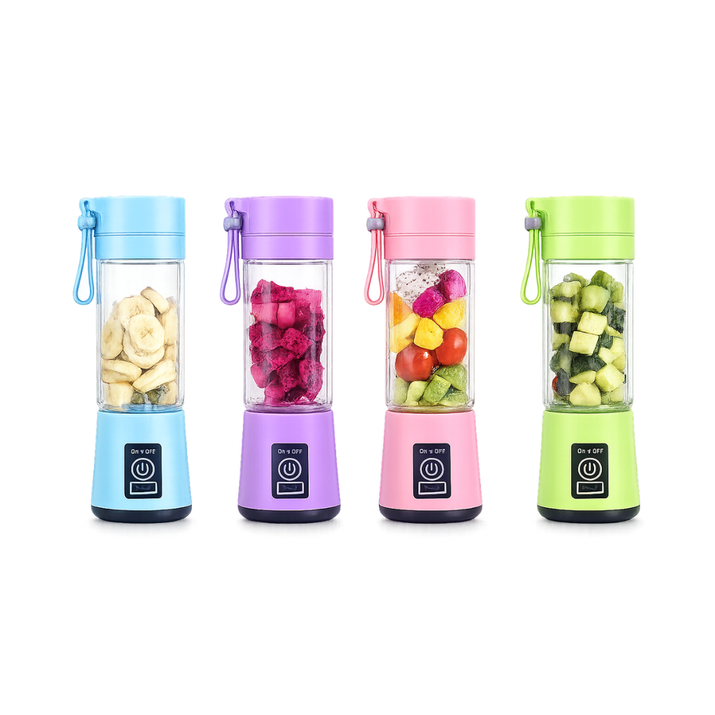 Licuadora Portátil Recargable USB | Batidos, Jugos y Smoothies en Segundos